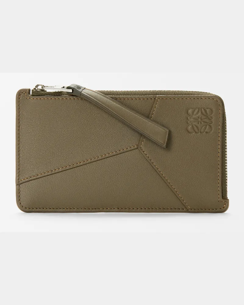 Loewe Puzzle Long Coin Cardholder In Leather skin Hombre Dark