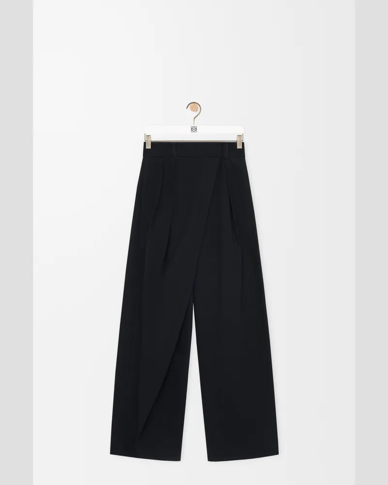 Loewe Wrap Jeans In Denim Size Mujer Black