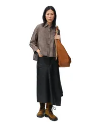 Loewe Luxury Trapeze shirt in cotton Brown