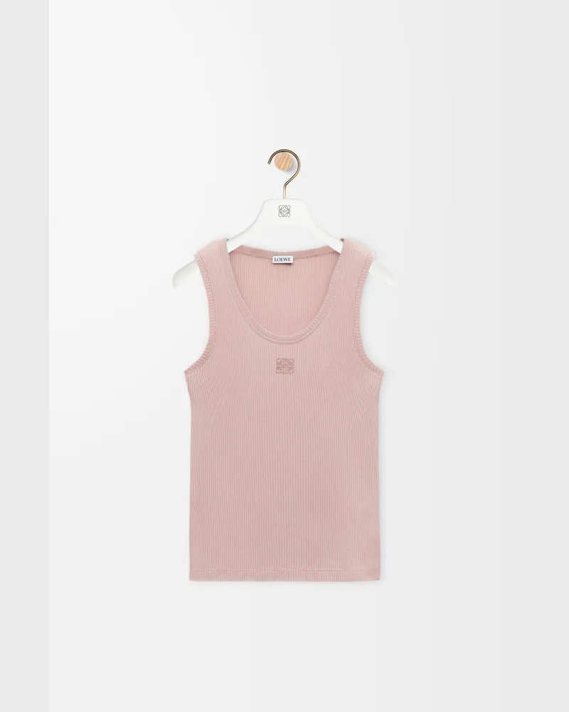 Loewe Anagram Tank Top In Silk Size Mujer Light