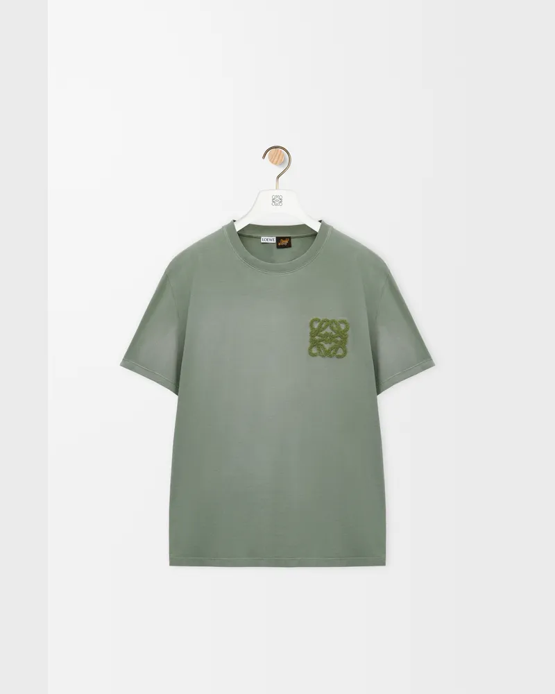 Loewe Relaxed Fit T-shirt In Cotton Size Hombre Sage
