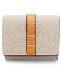 Loewe Luxury Trifold wallet in soft grained calfskin Light