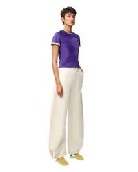 Loewe Luxury Top in suede calfskin Purple