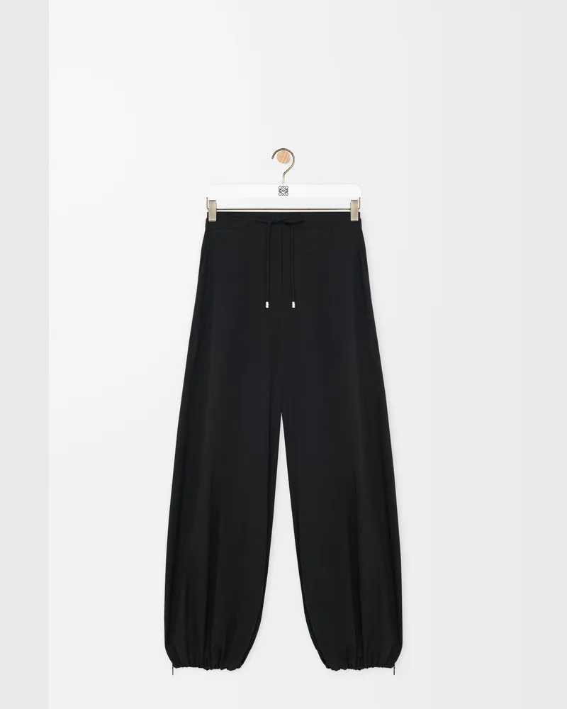 Loewe Trousers In Technical Fabric Size Mujer Black