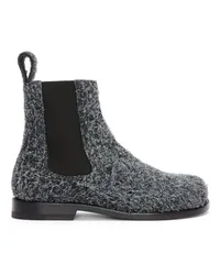 Loewe Luxury Campo Chelsea boot in brushed suede Charcoal