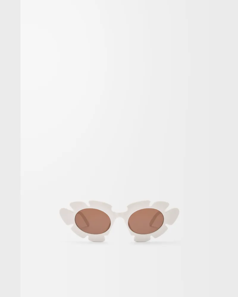 Loewe Flower Sunglasses Mujer Ivory
