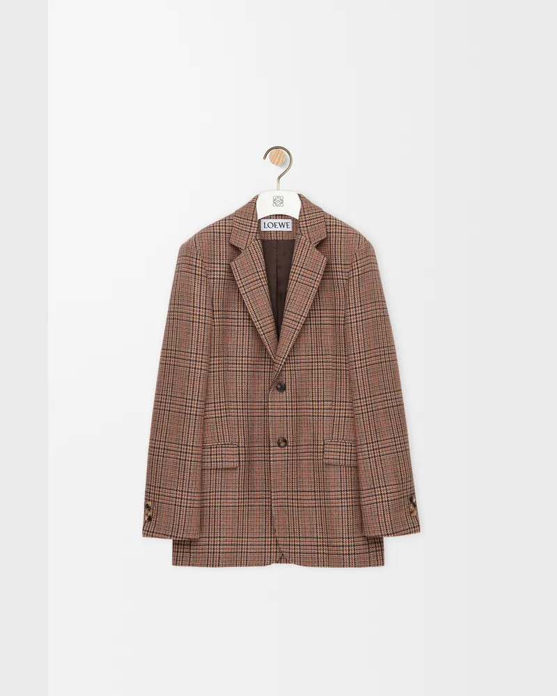 Loewe Jacket In Wool Size Hombre Beige