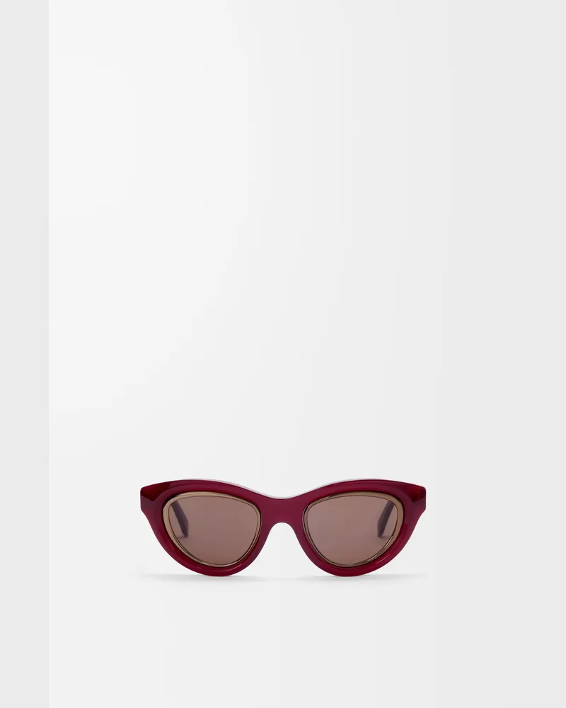 Loewe Mini Anagram Cateye Sunglasses Mujer Milky