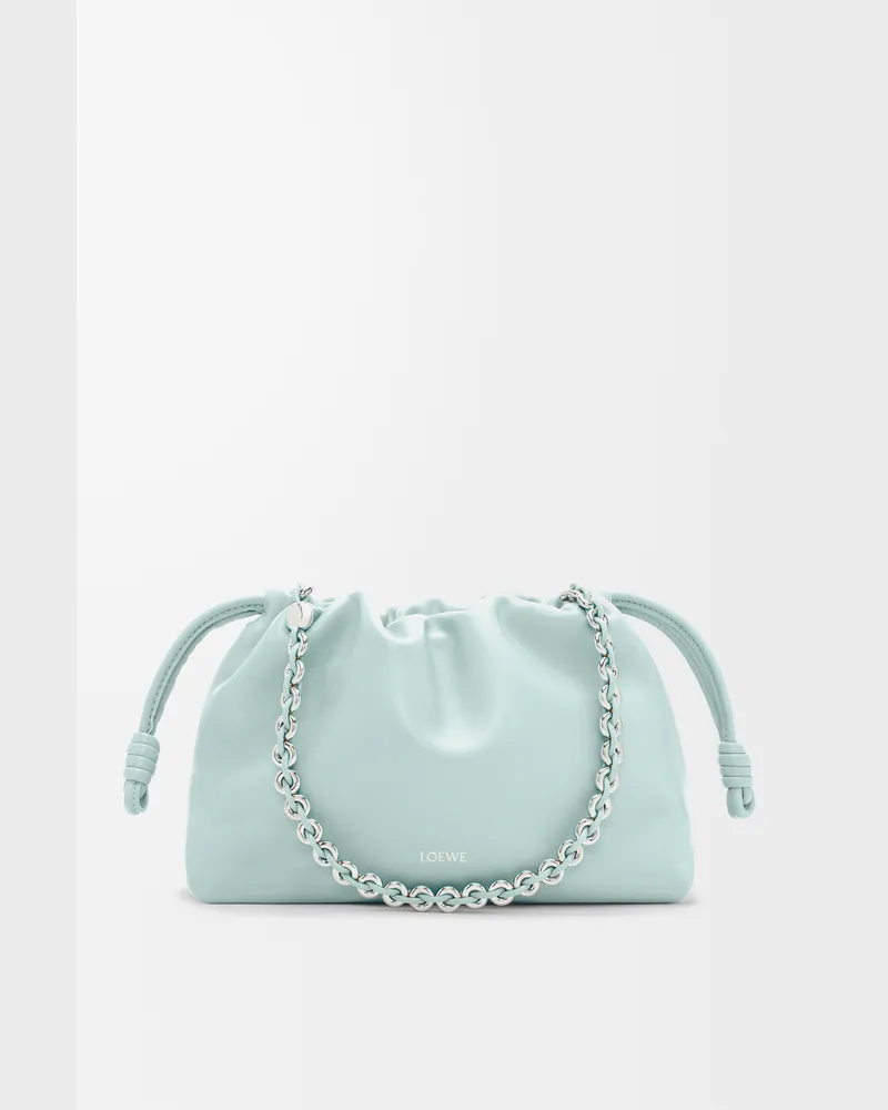 Loewe Medium Flamenco Purse In Mellow Nappa Lambskin Mujer Frozen