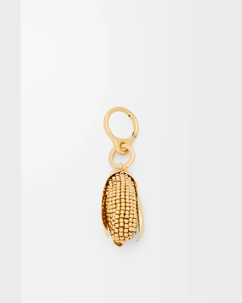 Loewe Beaded Corn Charm Mujer Gold