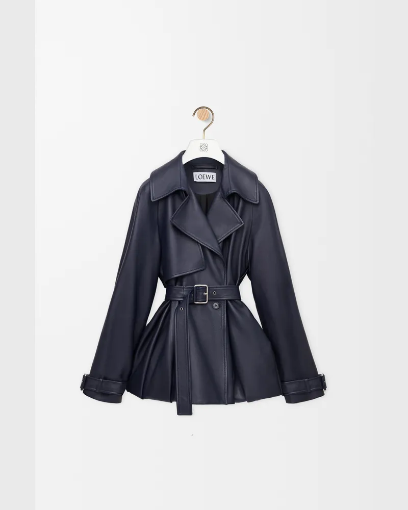 Loewe Jacket In Nappa Lambskin Size Mujer Navy