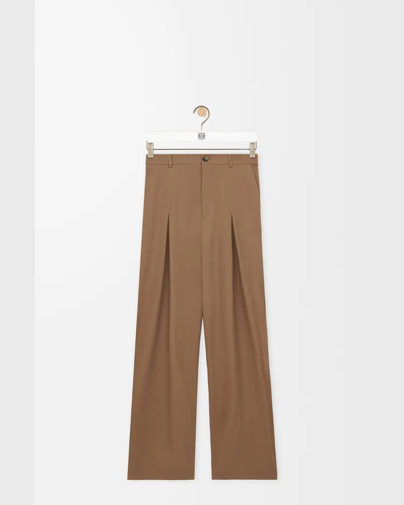 Loewe Low Crotch Trousers In Cotton Size Hombre Beige