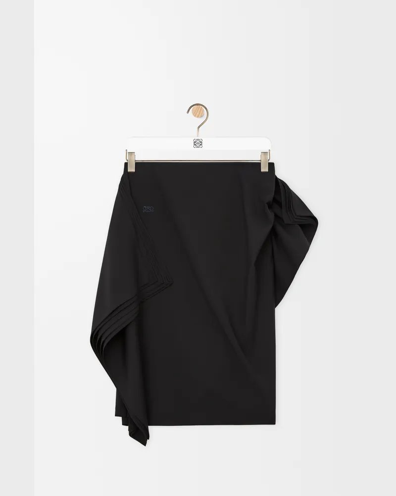Loewe Skirt In Wool Size Mujer Black