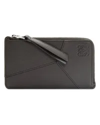 Loewe Luxury Puzzle long coin cardholder in classic calfskin Dark