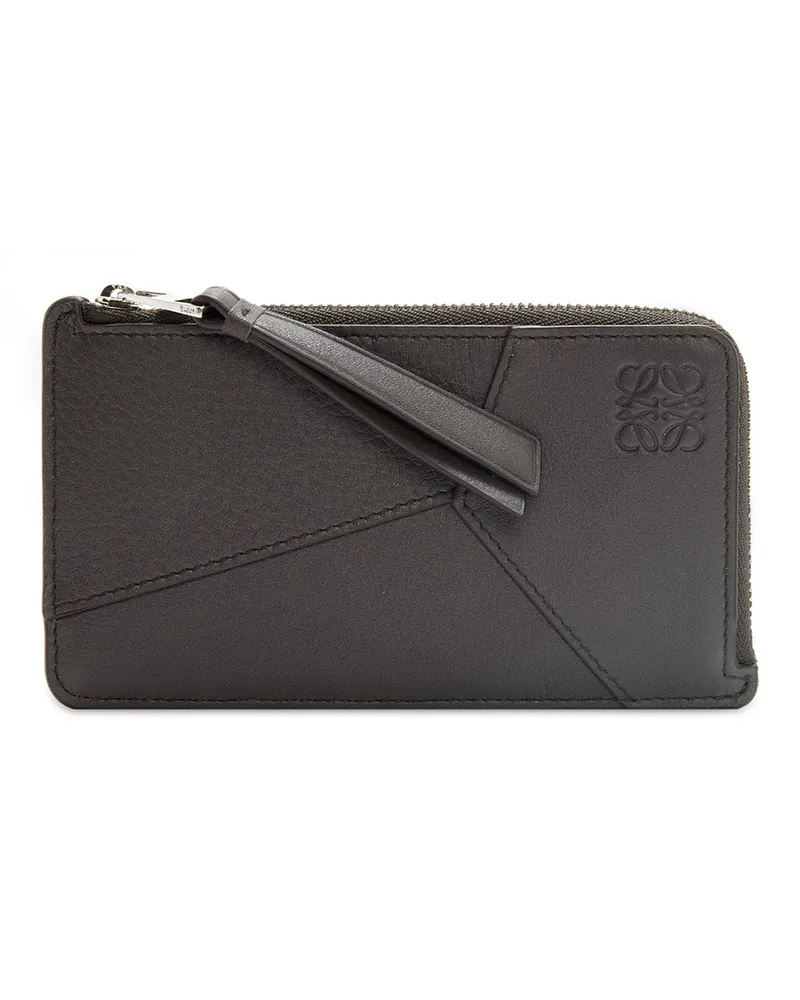 Loewe Luxury Puzzle long coin cardholder in classic calfskin Dark