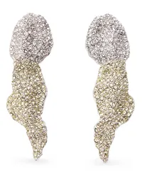 Loewe Luxury Glitter Fragment earrings in sterling silver and crystals Silver