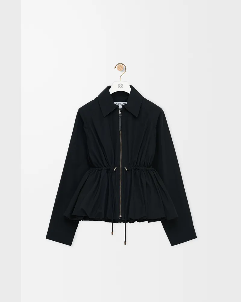 Loewe Jacket In Cotton Blend Size Mujer Black