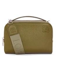 Loewe Luxury Mini Camera Crossbody bag in soft grained calfskin Olive