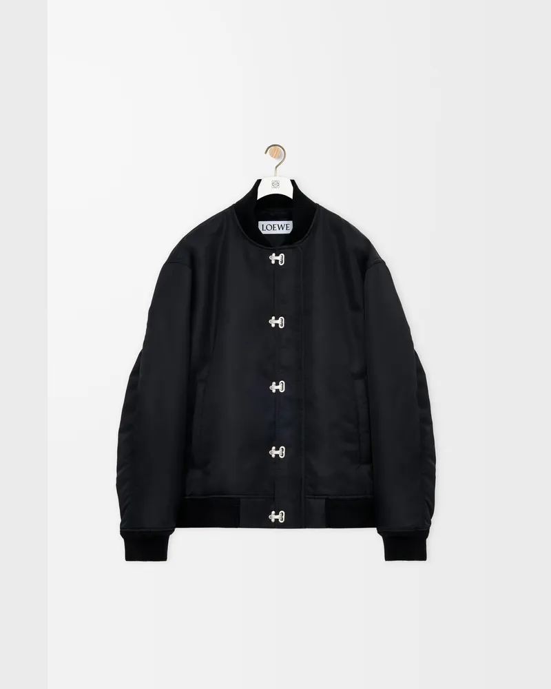 Loewe Jacket In Nylon Size Hombre Black