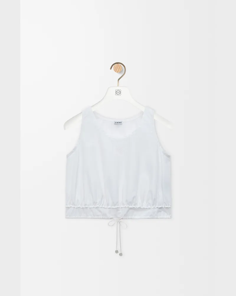 Loewe Top In Cotton Size Mujer White