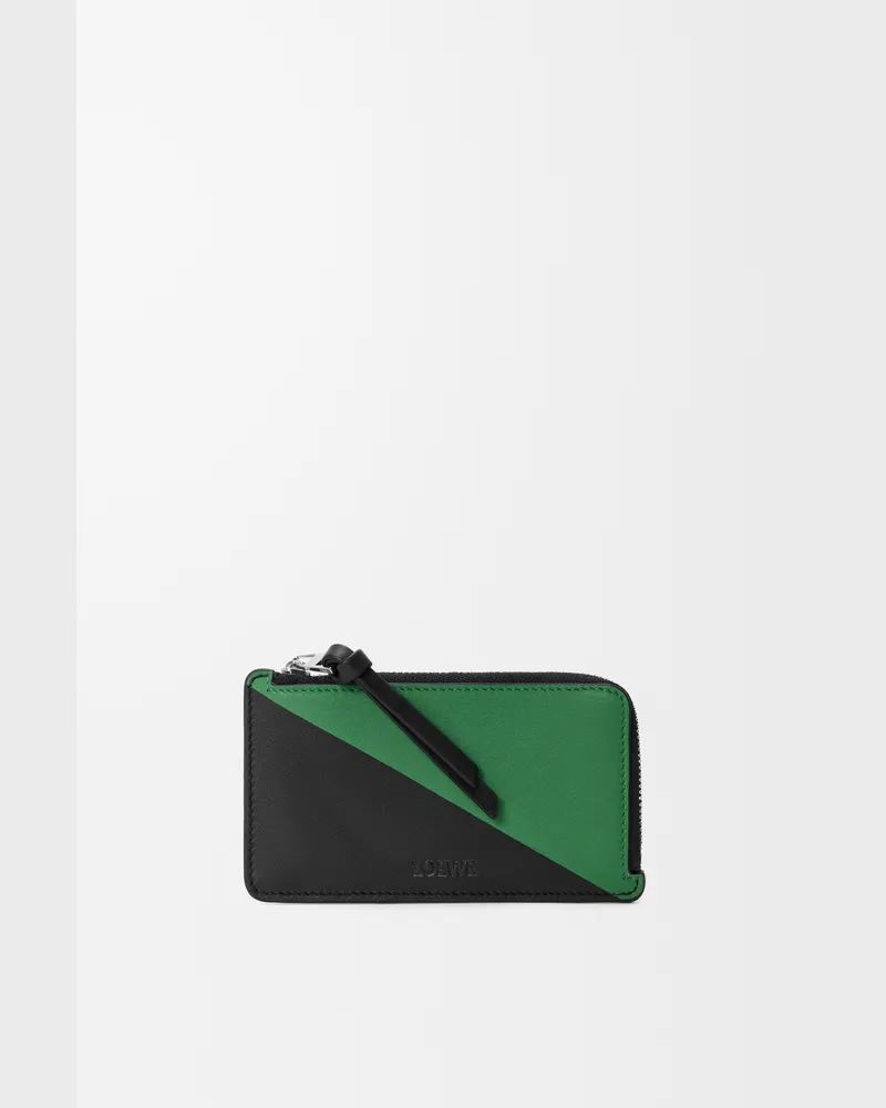 Loewe Flag Coin Cardholder In Leather skin Hombre Black