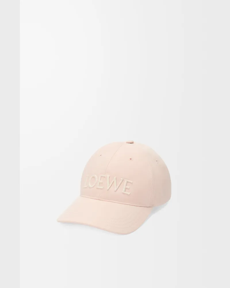 Loewe Loewe Cap In Canvas Size Mujer Blush