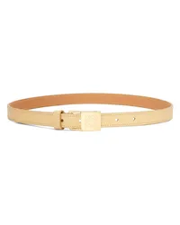 Loewe Luxury Amazona padlock belt in smooth calfskin Dark