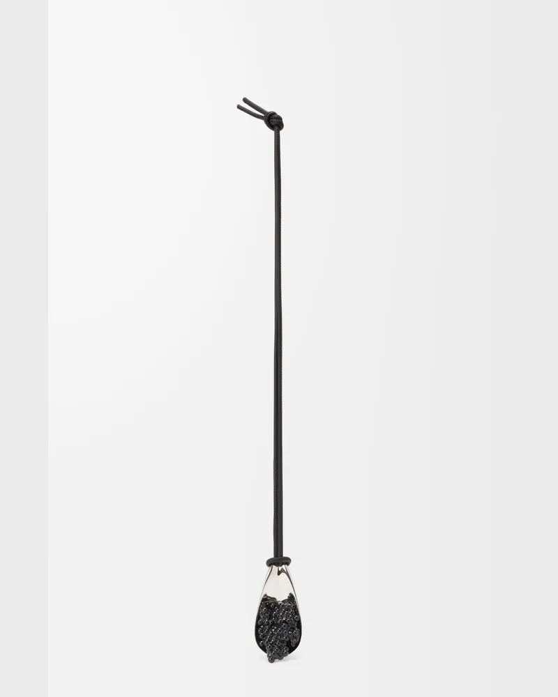 Loewe Caviar Spoon Charm In Leather skin And Resin Mujer Palladium