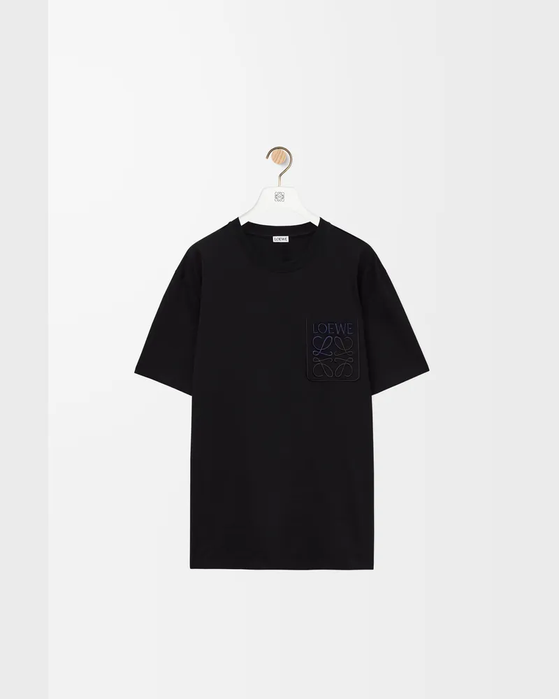 Loewe Relaxed Fit T-shirt In Cotton Size Hombre Black