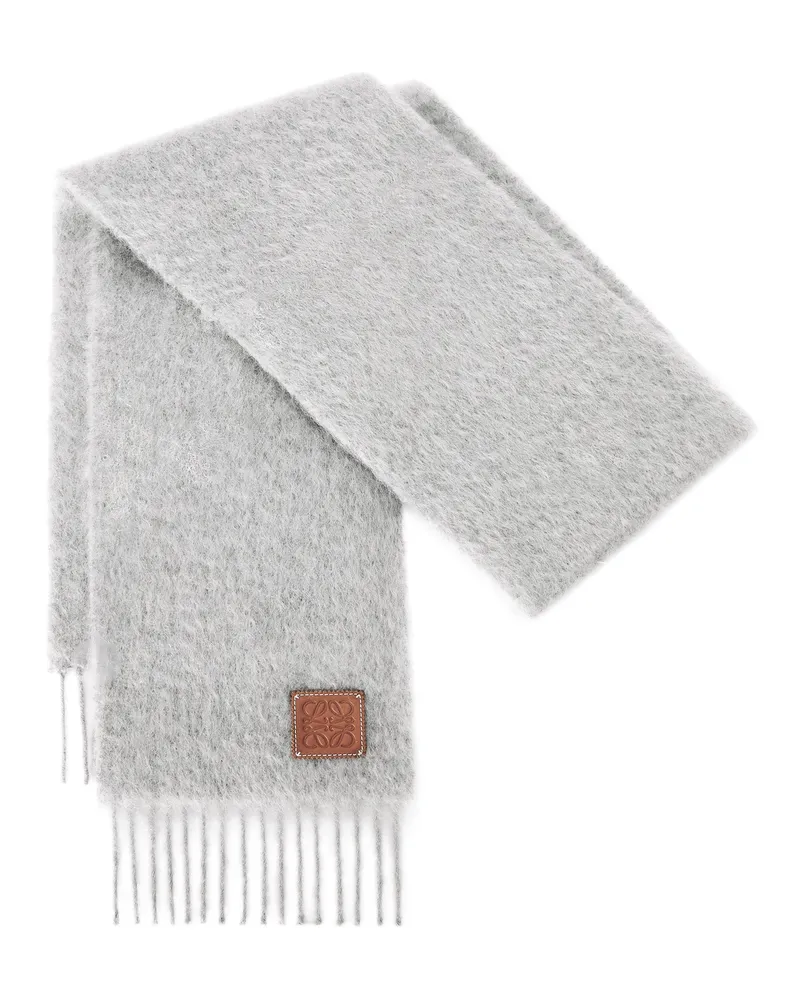 Loewe Luxury Scarf in mohair and wool Light