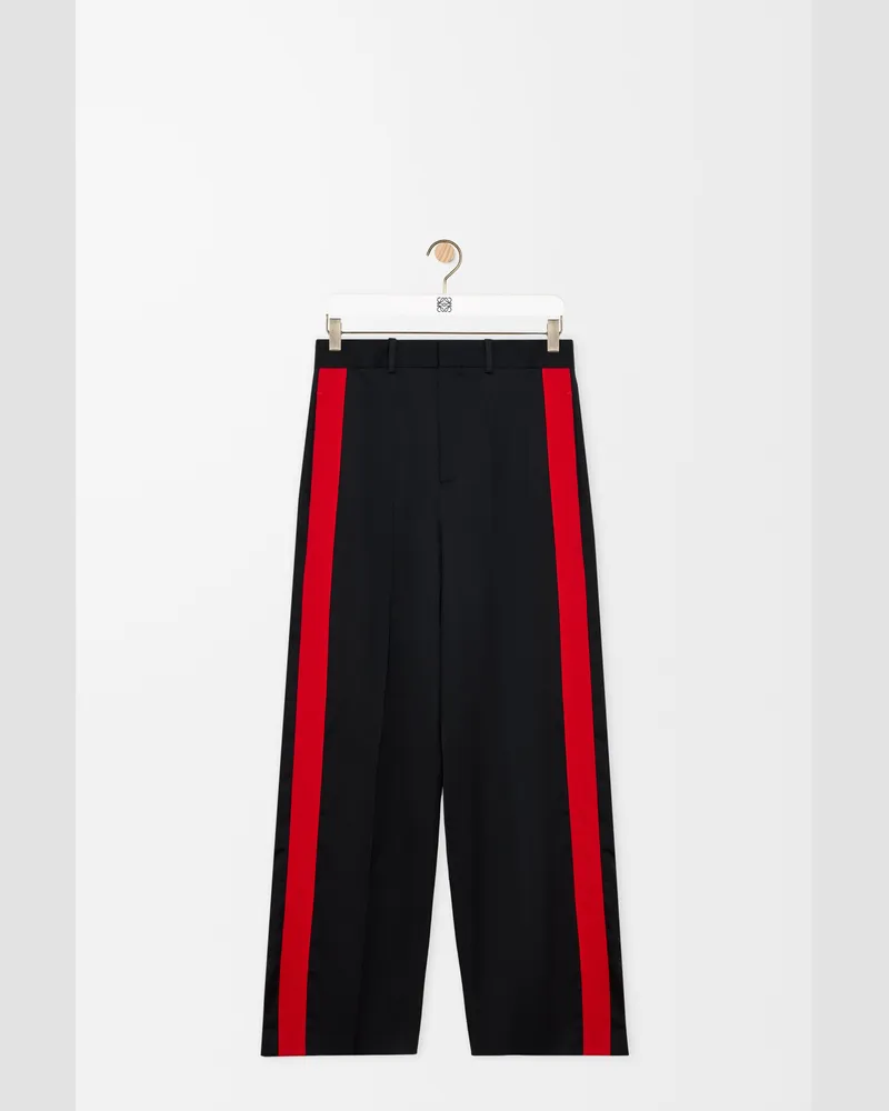 Loewe Trousers In Wool Blend Size Hombre Black