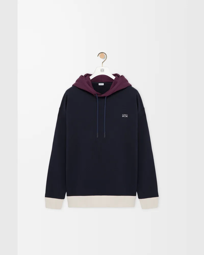 Loewe Hoodie In Cotton Size Hombre Dark