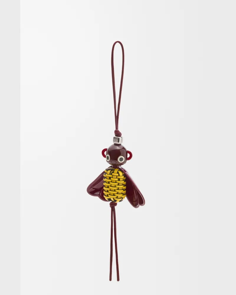 Loewe Blombée Charm In Leather skin And Acetate Mujer Yellow