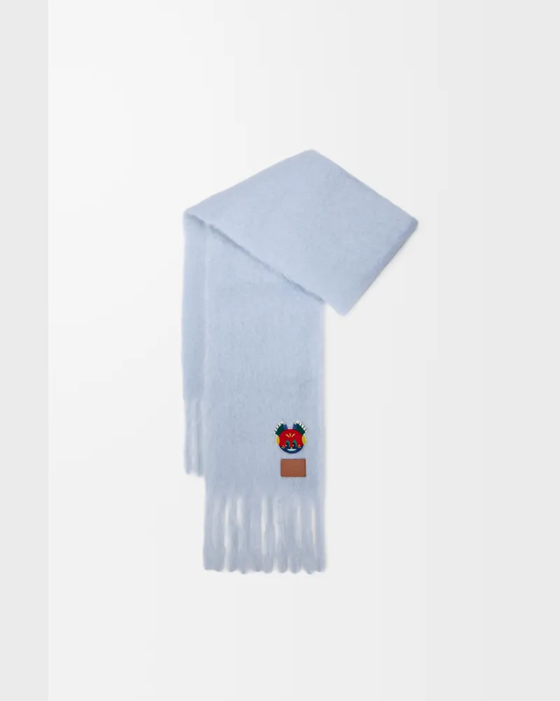 Loewe Scarf In Mohair And Wool Blend Mujer Baby