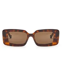 Loewe Luxury Rectangular sunglasses Havana