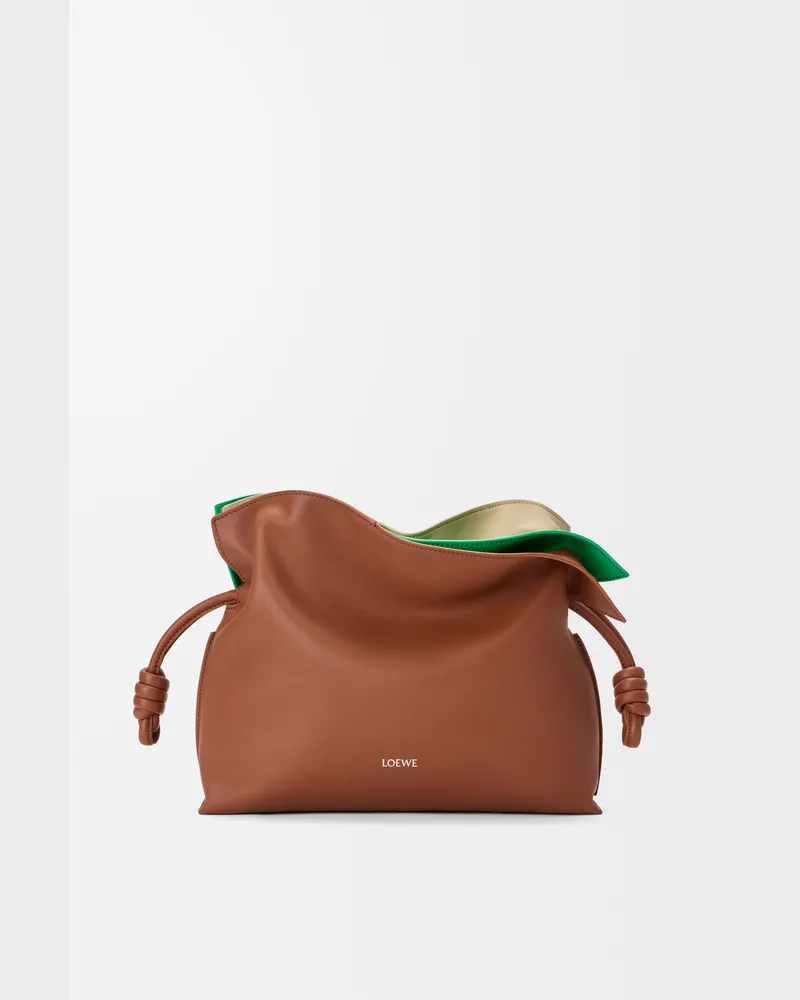 Loewe Medium Layered Flamenco Clutch In Nappa Leather skin Mujer Multicolor