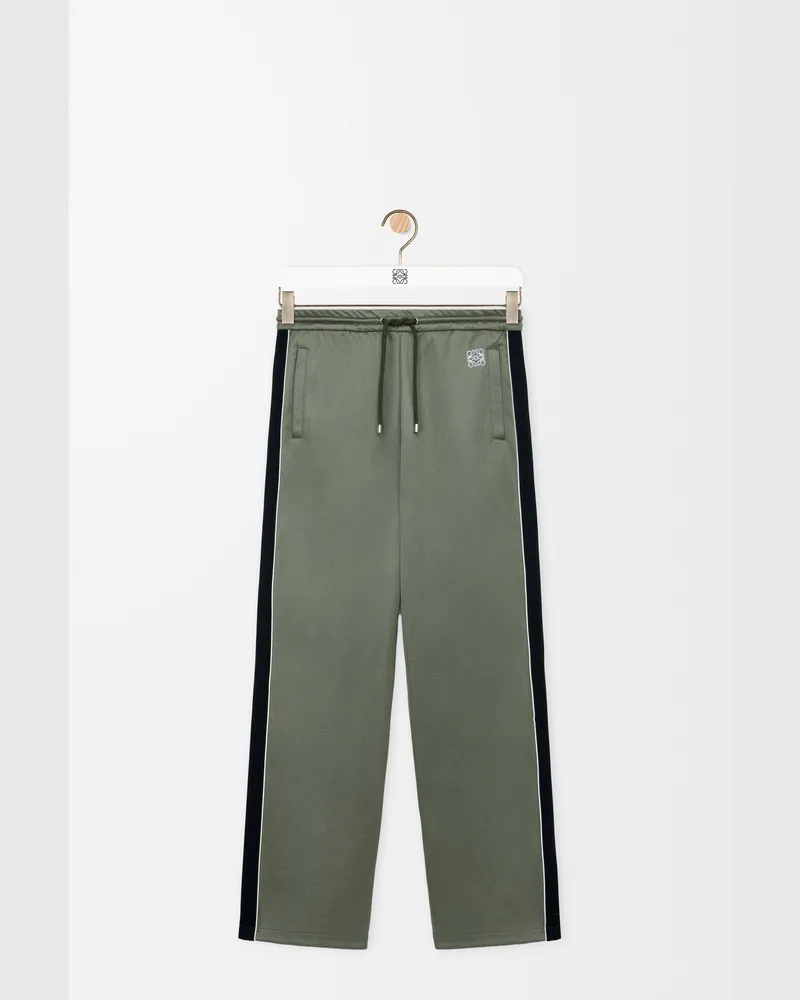 Loewe Tracksuit Trousers In Technical Jersey Size Hombre Khaki