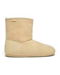 Loewe Luxury Lago boot in suede and shearling Medium