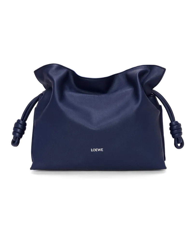 Loewe Luxury Medium Flamenco clutch in nappa calfskin Abyss