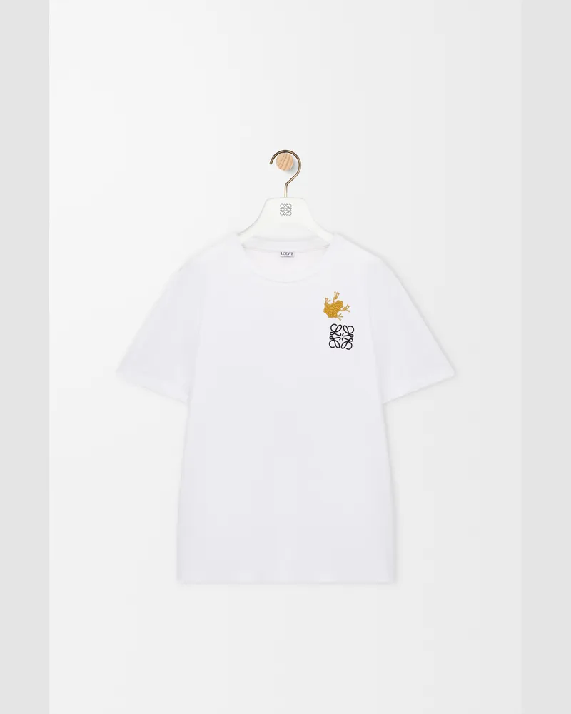 Loewe Relaxed Fit T-shirt In Cotton Size Hombre White