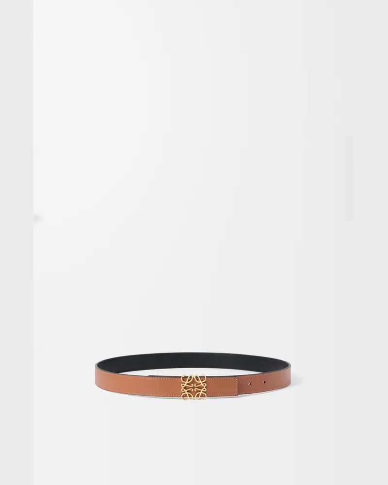 Loewe Reversible Anagram Belt In Leather skin Size Mujer Tan