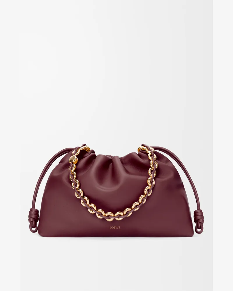 Loewe Large Flamenco Purse In Mellow Nappa Lambskin Mujer Dark