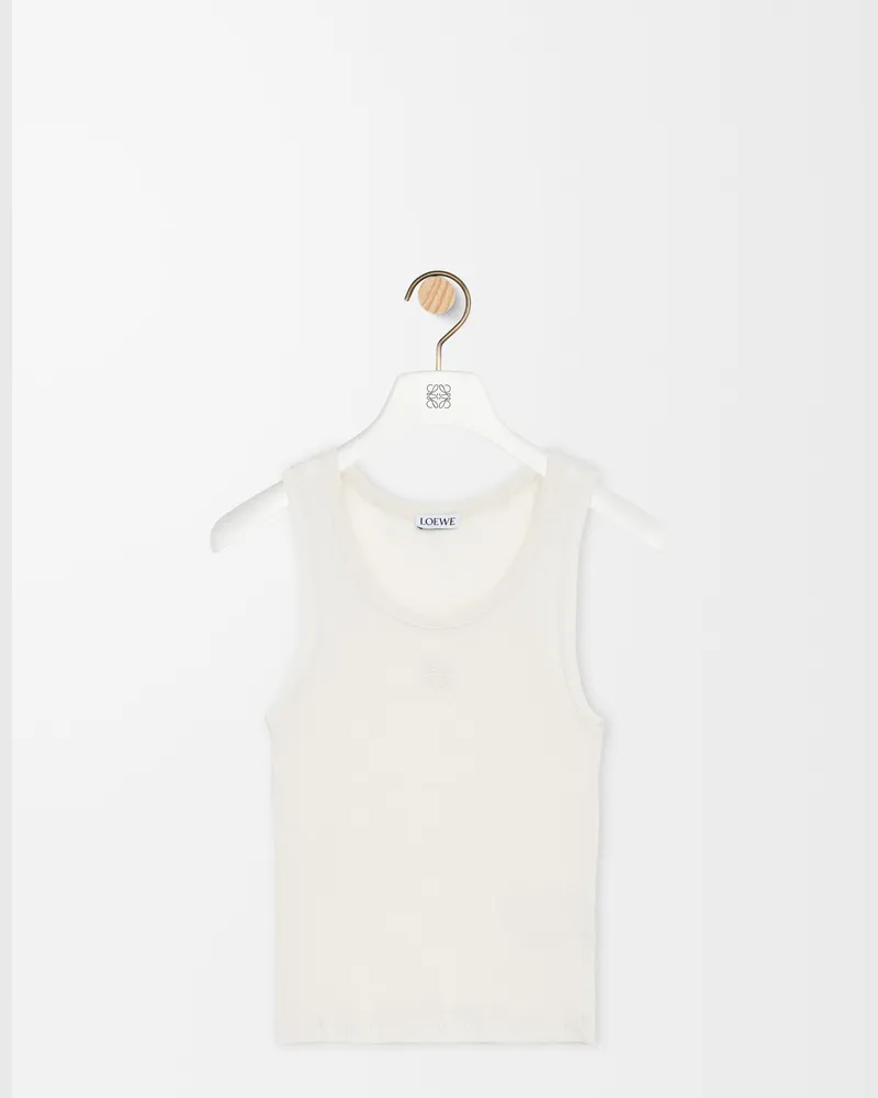 Loewe Anagram Tank Top In Silk Size Mujer Soft