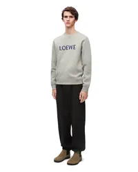 Loewe Luxury Regular fit sweatshirt in cotton Grey