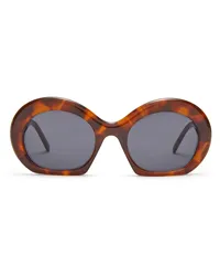 Loewe Luxury Half moon sunglasses Havana