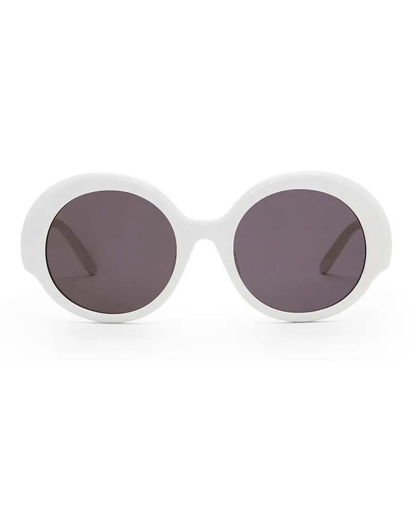 Loewe Luxury Round Slim sunglasses White