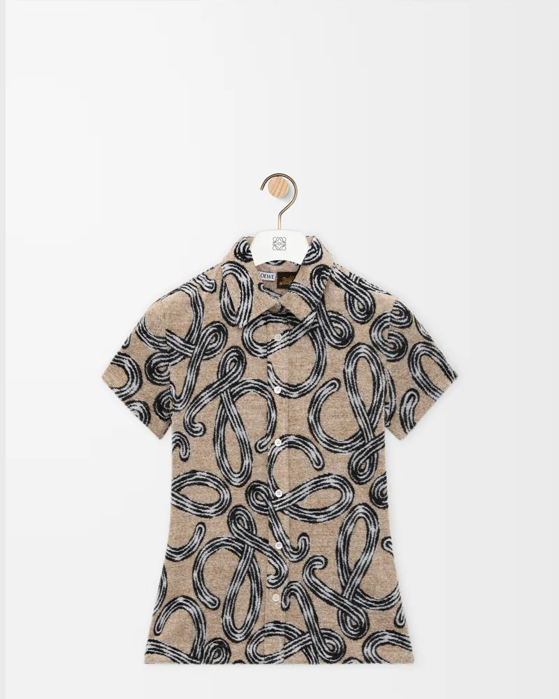 Loewe Top In Cotton Terry Blend Size Mujer Beige