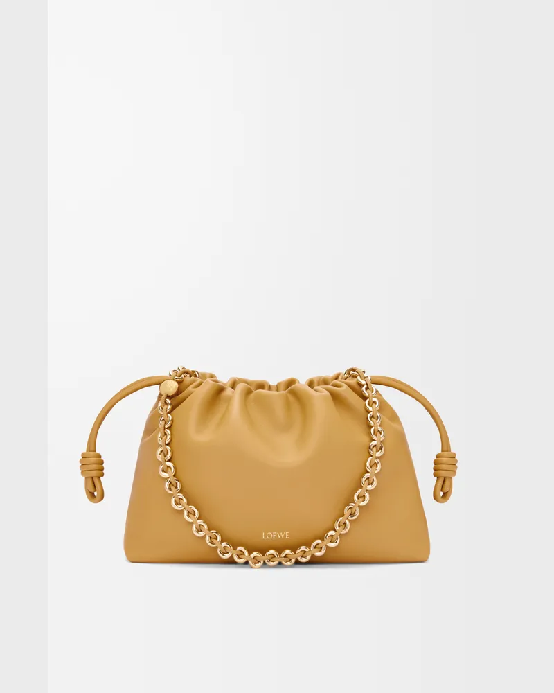 Loewe Medium Flamenco Purse In Mellow Nappa Lambskin Mujer Sahara