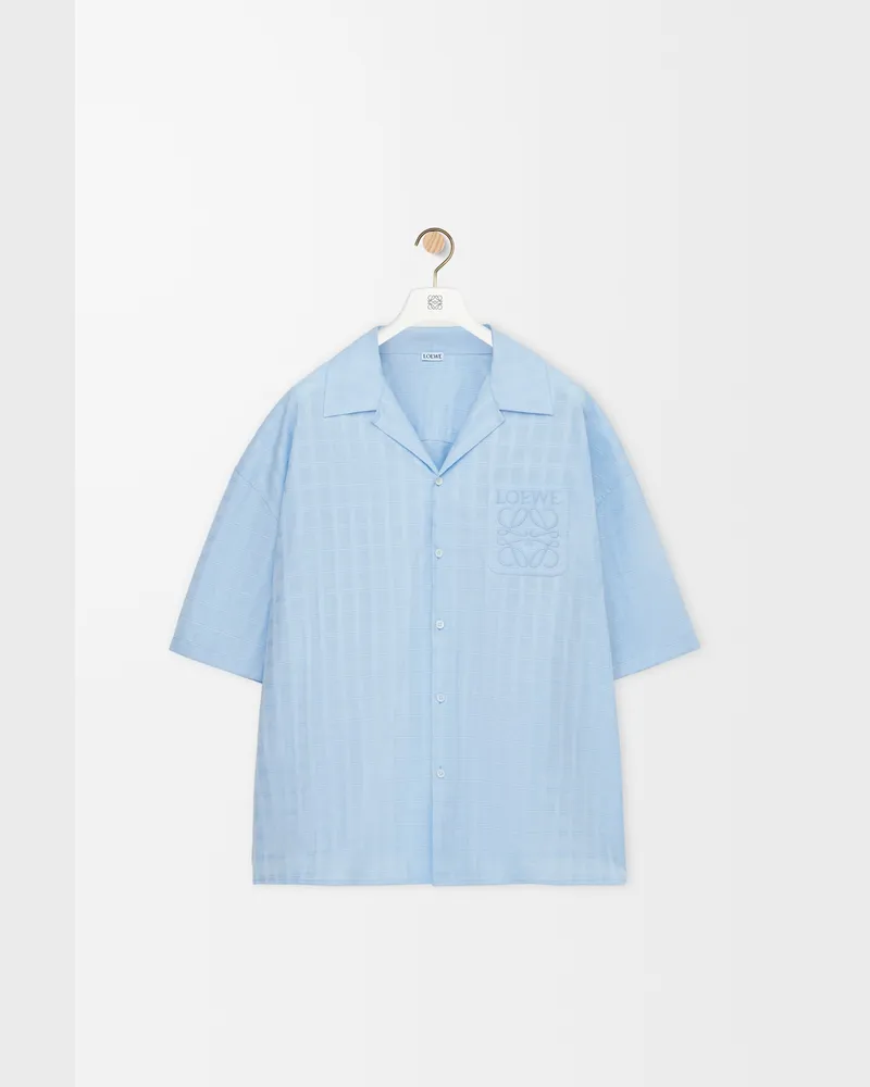 Loewe Short Sleeve Shirt In Cotton Size Hombre Light