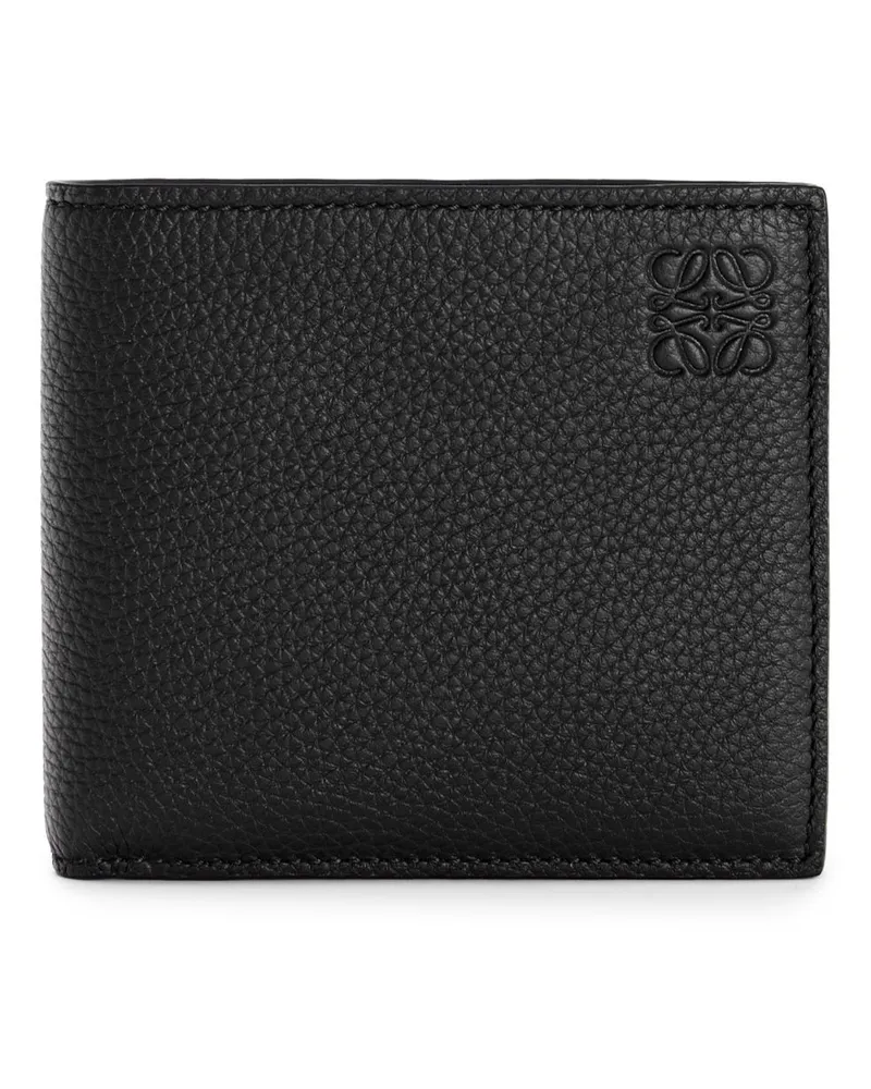 Loewe Luxury Bifold wallet in soft grained calfskin Black